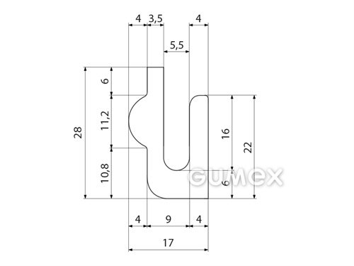 SILIKONPROFILE U-FORM
